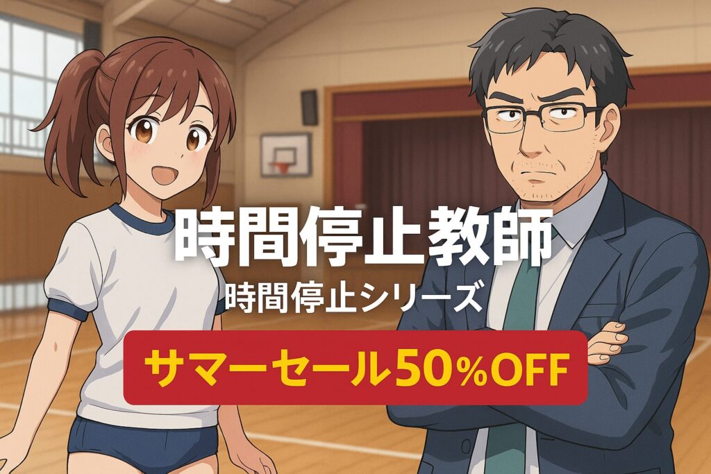 時間停止教師とは?DLsiteで話題の同人漫画を徹底解説|今だけサマーセール50%OFF