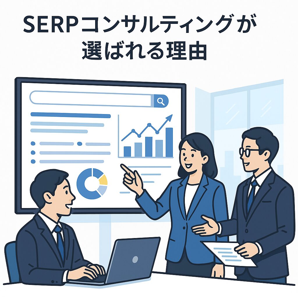 SERPコンサルティングが選ばれる理由