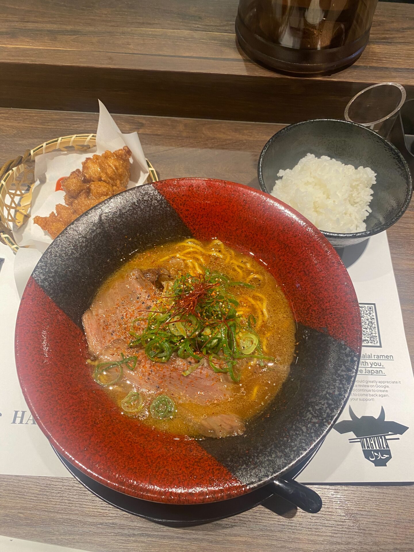 和牛座プレオープンで提供された和牛ラーメン