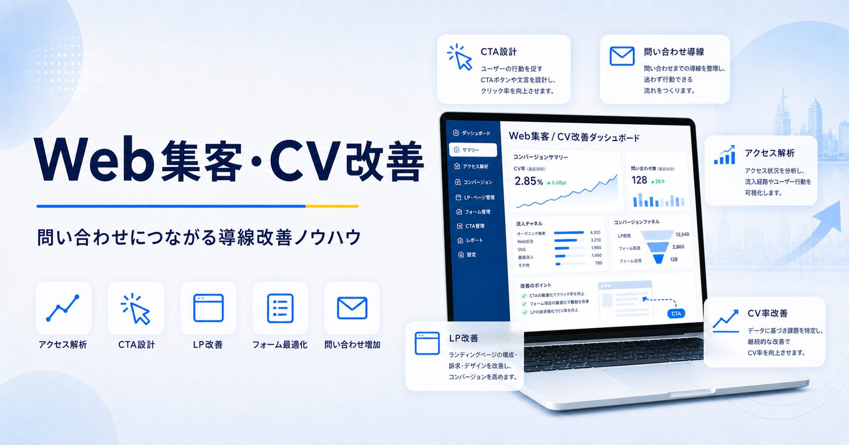 Web集客・CV改善の記事一覧｜中小企業向け集客改善ノウハウ