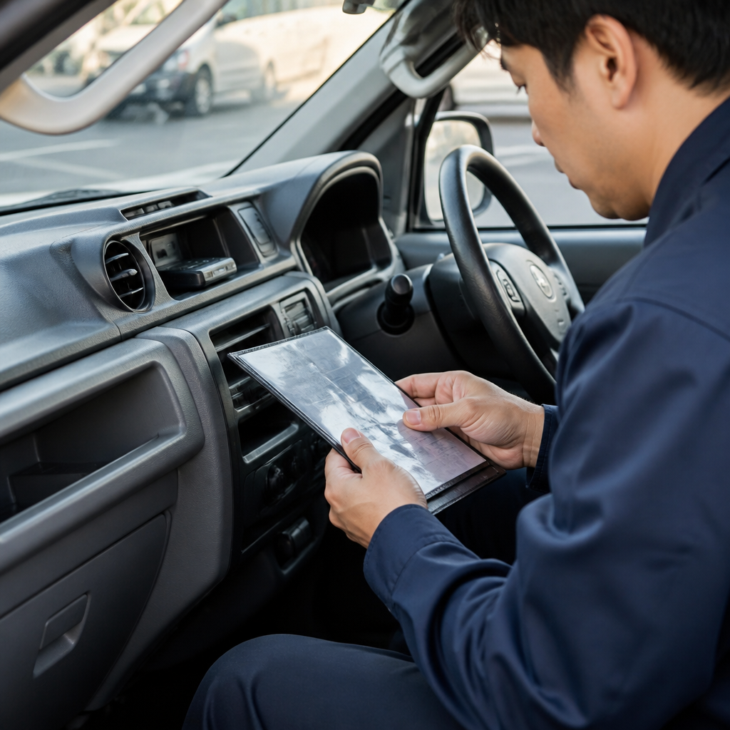 社用車のETC車載器と車両情報の一致を確認する事業者