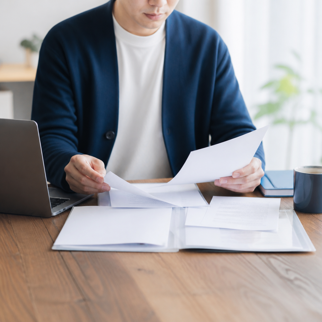 請求書と取引資料を確認して資金化の可否を判断する個人事業主